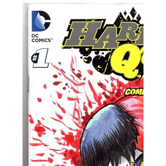 ONE-OF-A-KIND HAND-DRAWN, INKED AND COLORED SKETCHCOVER COMIC by Dan Nokes - RR - Picture 2 of 7